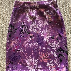 Renee C printed pencil skirt